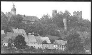 Frauenstein. Gasthaus, Schloss und Ruine