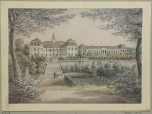 Das Barockschloss in Großsedlitz (Heidenau-Großsedlitz) von Johann Christian Knöffel (1719-1721 gebaut)