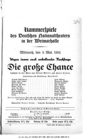 Die große Chance