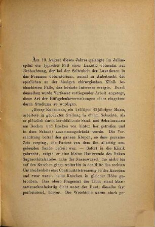 Ueber die Luxatio obturatoria