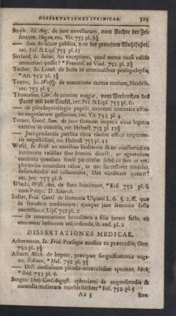 Dissertationes Medicae