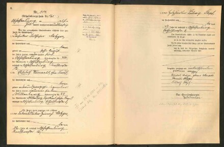 Standesamtsbuch der Stadt Aschaffenburg: Eheschließungen 252/1930 - 130/1931