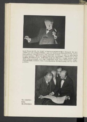 Carl Schuricht ist ein höchst verantwortungsbewußter Dirigent. [...] - Der Künstler beim Partiturlesen