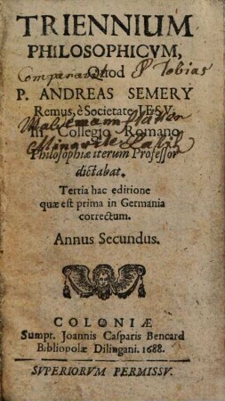 Triennium Philosophicum, 2