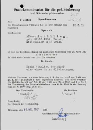 Schilling, Albert