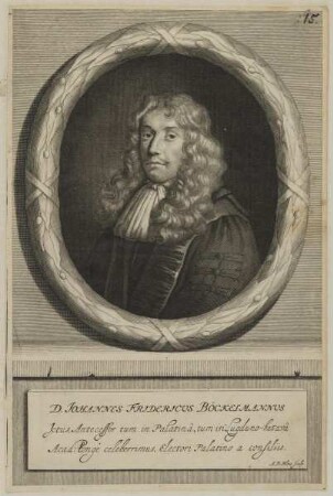 Bildnis des Johannes Friedericus Böckelmannus