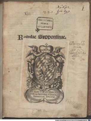 Rudimenta grammatices : gewidmet Pyrrhus Perottus. Mit Brief an Antonius Moretus von Johannes Calphurnius