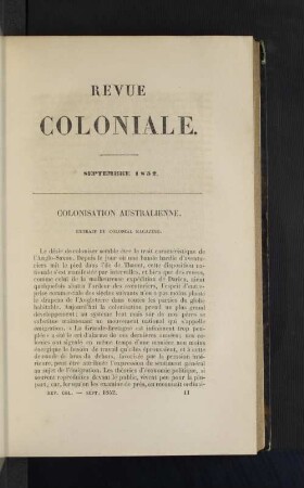 Colonisation australienne.