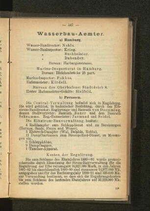 Wasserbau-Aemter.