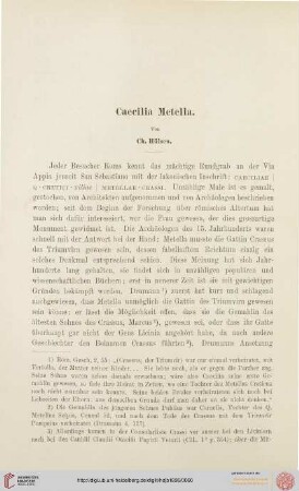6: Caecilia Metella