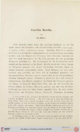 6: Caecilia Metella