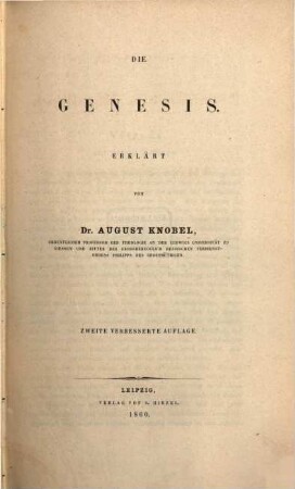 Die Genesis