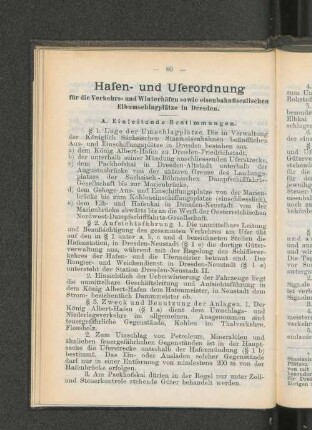 A. Einleitende Bestimmungen.