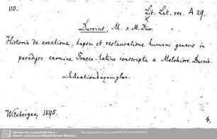 Literatura Latina recentior A 0029