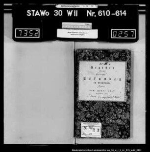 Zivilstandsregister Parsau (Kanton Vorsfelde)
