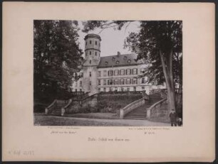 fulda: Schloß vom Garten aus.