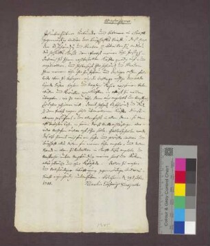 Kaution für Josef Desterich (Döserich), Küfer des Domstifts Basel in Istein.