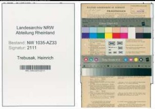 Entnazifizierung Heinrich Trebusak , geb. 08.10.1920 (Bueroangestellter)