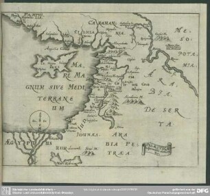Palaestinae cum adiacentibus delineatio