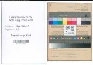 Entnazifizierung Karl Sennekamp , geb. 05.06.1911 (Steuerinspektor)