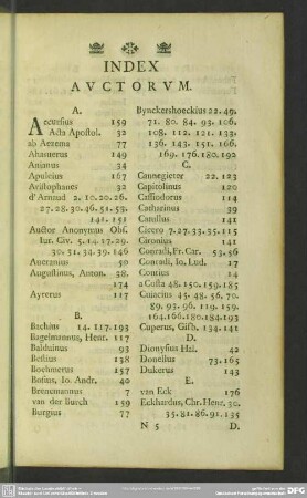 Index Auctorum