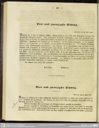 Vier und zwanzigste Sitzung