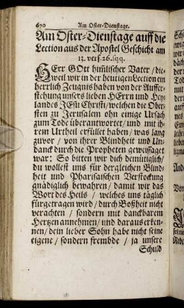 Am Oster-Dienstage [...]