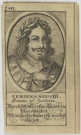 Bildnis des Ferdinandus III.