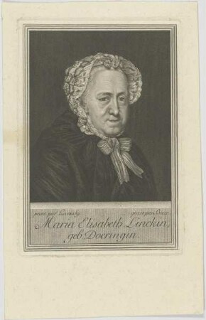 Bildnis der Maria Elisabeth Linckin, geb. Doeringin