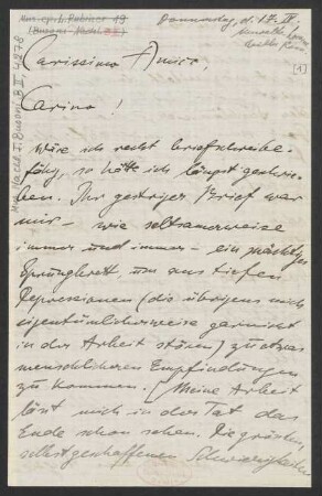 Brief an Ferruccio Busoni : 17.04.1918