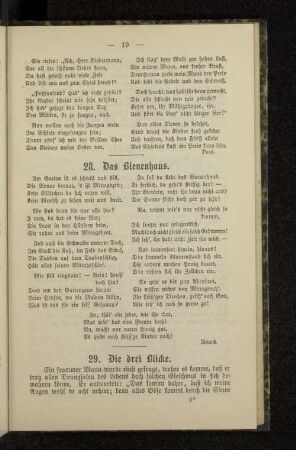 29. Die drei Blicke.
