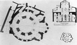 Zara / Zadar (Kroatien), S. Donato, Grundrisse und Schnitt