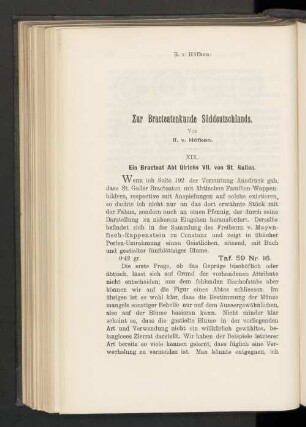 Zur Bracteatenkunde Süddeutschlands