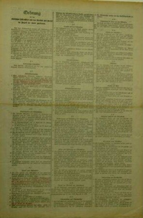 Ordnung für den städt. Schlachthof und den Verkehr mit Fleisch im Bezirk der Stadt Heilbronn i.d.F. von 1913