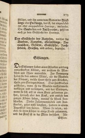 173-175, Schlangen