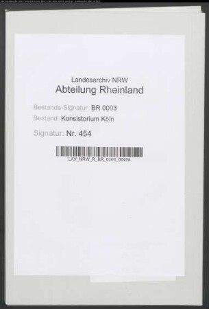 Prüfung der ev. Kandidaten der Theologie, Kandidat Karl Gerhard Keller
