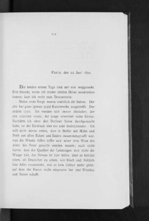 Paris, den 25. Juni 1892.