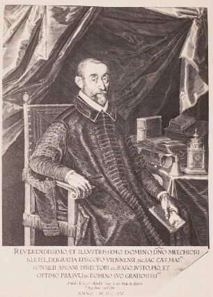 Bildnis des Kardinals und Ministers des Kaisers Mathias Melchior Klesel
