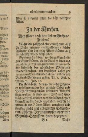 9-33, In der Kirchen
