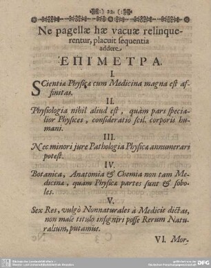 Ne pagellae hae vacuae relinquerentur, placuit sequentia addere E[.]IMETPA.