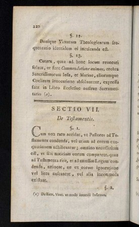 220-229, Sectio VII. - Sectio IX.