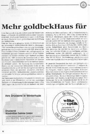 Mehr goldbekHaus für Winterhude