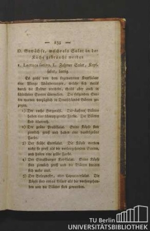 D. Gewächse, welche als Salat in der Küche gebraucht werden.