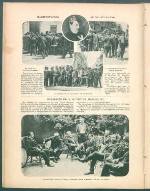 Manifestación al Dr. Holmberg