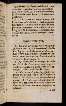 209-217, De Virtutibus Theologicis; De Virtutibus Cardinalibus