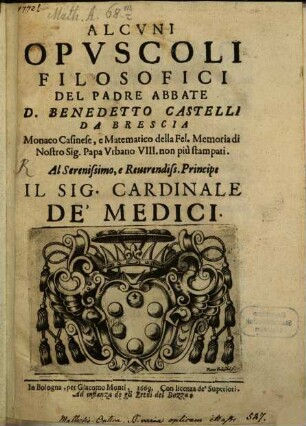 Alcuni opuscoli filosofici