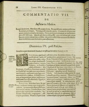 Commentatio VII. De Iustitiæ vi Medica.