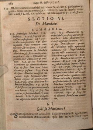 Sectio VI. De Mandato.