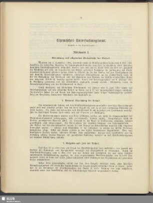 Chemisches Untersuchungsamt