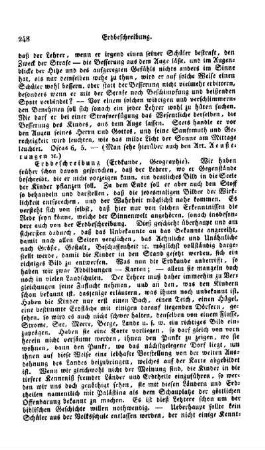 Erdbeschreibung, (Erdkunde, Geographie)